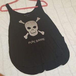 Pure barre cross and bones tank